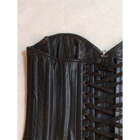 Northbound Leather Sweetheart Corset Zip Lace Up/zipper Womens 24 (6284) - Picture 8 of 16